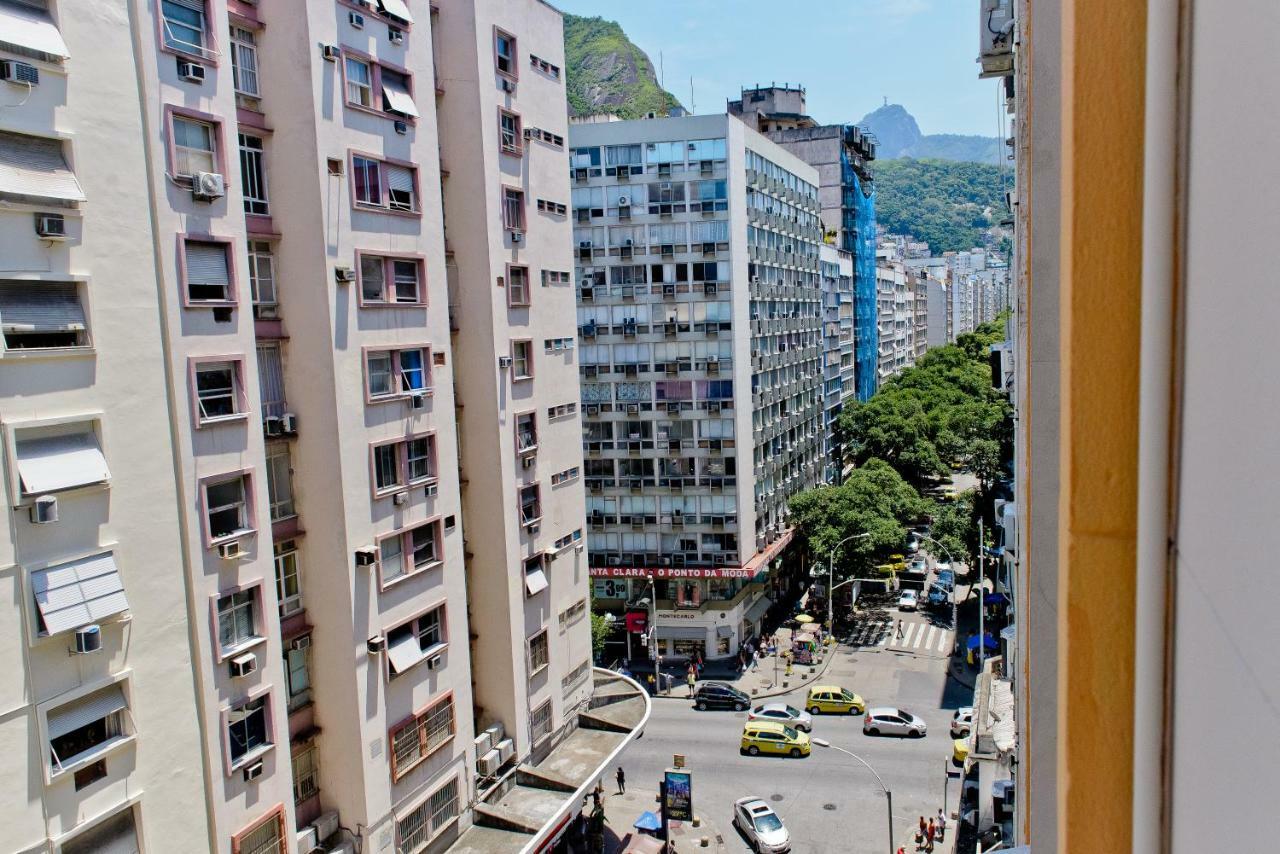 Vista Lateral Mar Copacabana Rio de Janeiro Exterior foto