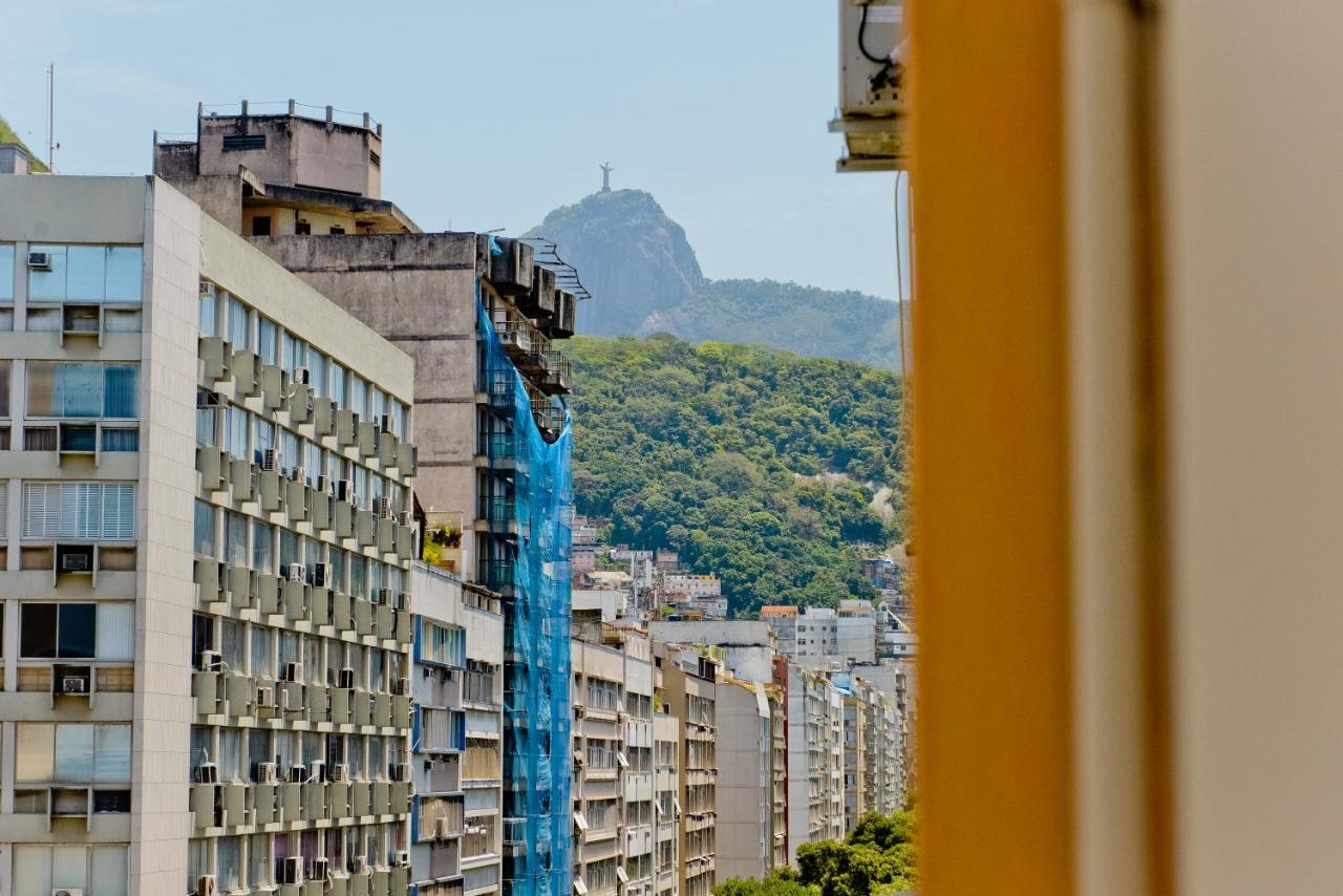 Vista Lateral Mar Copacabana Rio de Janeiro Exterior foto